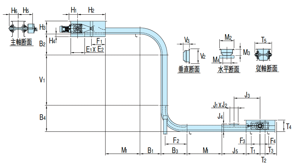 EFVフライトベヤ寸法図