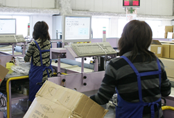 表示器：作業者にモニタで作業進捗状況をお知らせ