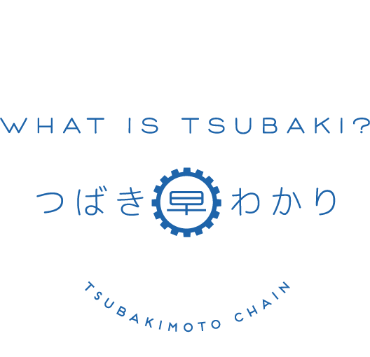 WHAT IS TSUBAKI? つばき早わかり TSUBAKIMOTO CHAIN
