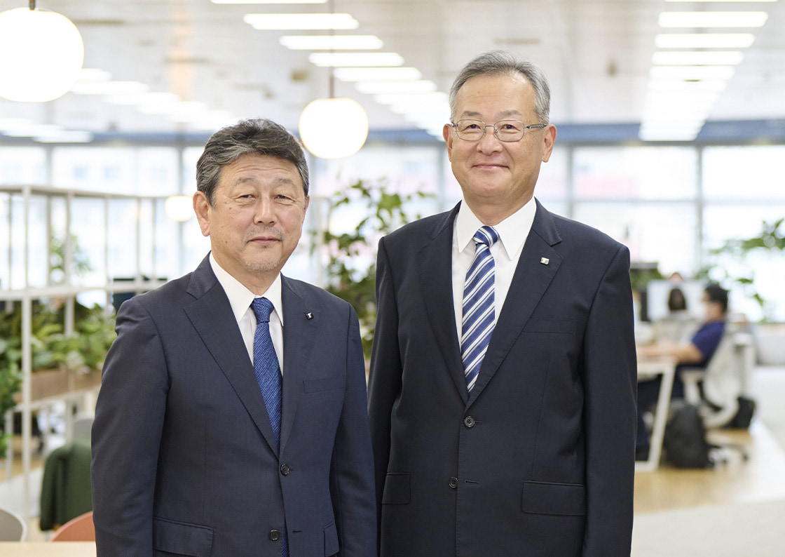 代表取締役会社長　古世 憲二　代表取締役社長 木村 隆利
