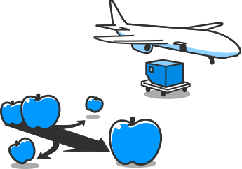 航空・農業イラスト