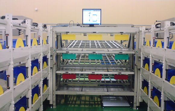 携帯電話の個別配送を高能力配分機で実施