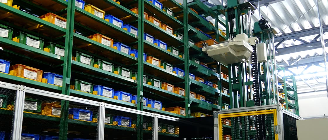 製造工場向け 部品保管・供給の無人化ソリューション