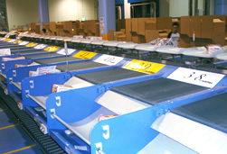 トレイ式ソータとして、リニソートの特長を評価いただき、採用決定